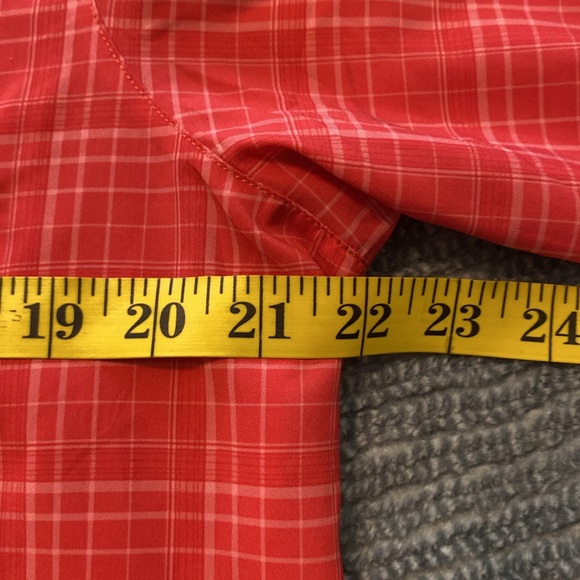 Little Donkey Andy plaid stretch button down shirt XL - Picture 3 of 5